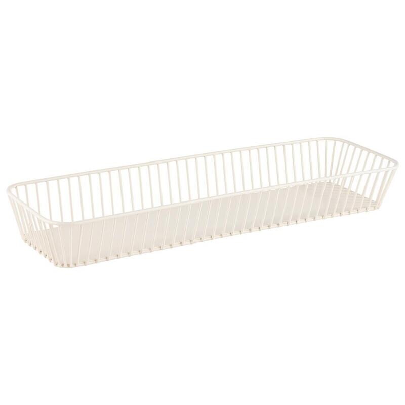 APS - Cesto GN 2/4 &quot;Urban&quot; 16,2 x 53 cm Bianco