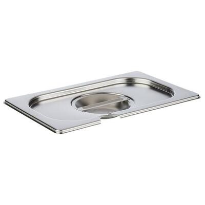 APS - Coperchio GN 1/4 con incavo per cucchiaio 16 x 26,5 cm