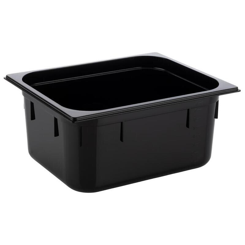 APS - Contenitore GN 1/2 26,5 x 32,5 cm 8,9L Nero