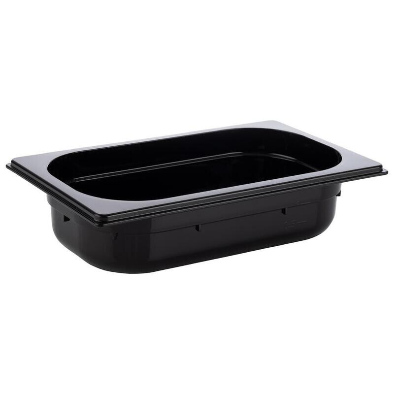 APS - Contenitore GN 1/4 16,2 x 26,4 cm 1,7L Nero