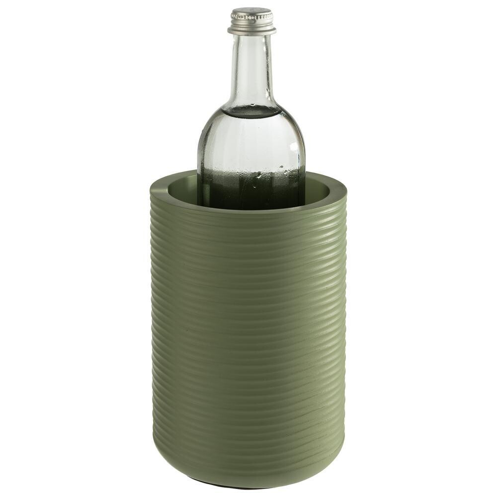 APS - Flaschenkühler "Element" 13 x 13 cm Grün