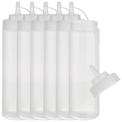 APS - Set 6 bottiglie a spremitura 0,76L Trasparente