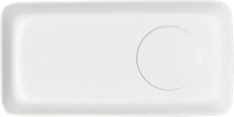 Bauscher - Piatto Rettangolare con Foro 25 x 13 cm B1100