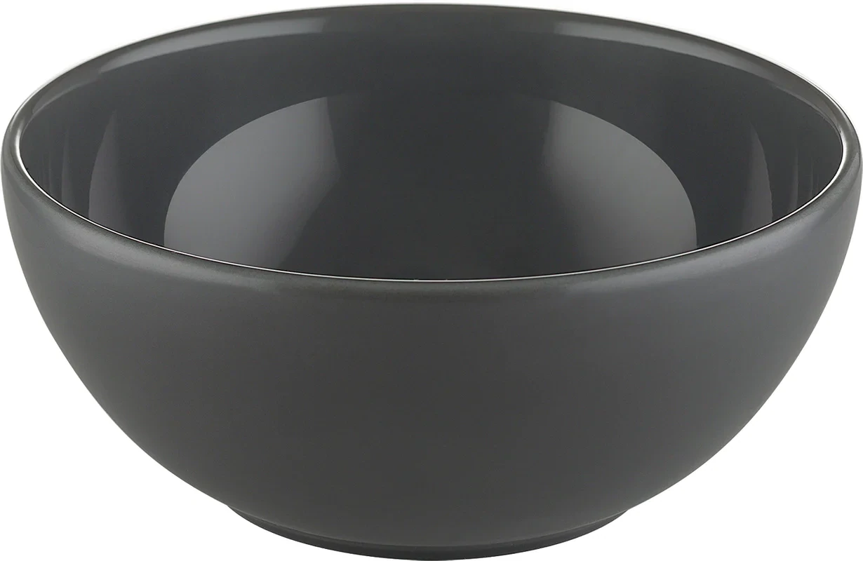 Bauscher - Ciotola Rotonda 0,85 l Nero Sandstone