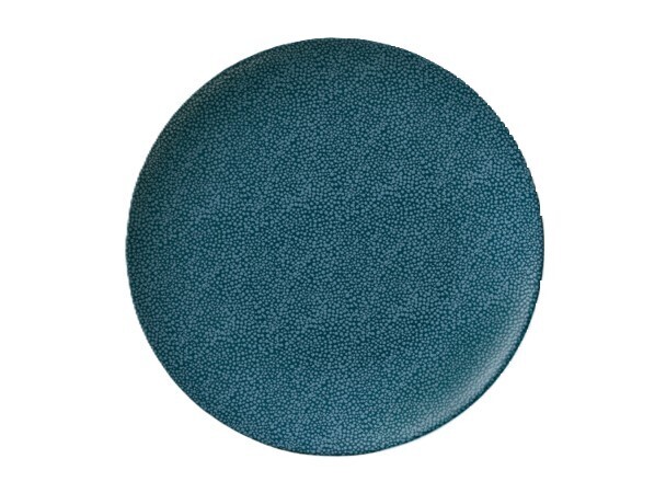 Bauscher - Teller flach coup 16 cm Blau Pearls