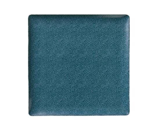 Bauscher - Teller flach quadratisch coup 9 cm Blau Pearls