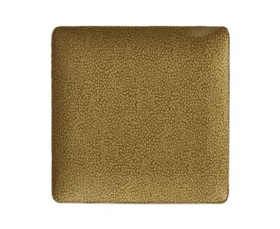 Bauscher - Piatto Piano Quadrato Coupe 20 cm Oliva Pearls