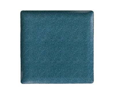 Bauscher - Piatto Piano Quadrato Coupe 20 cm Blu Pearls