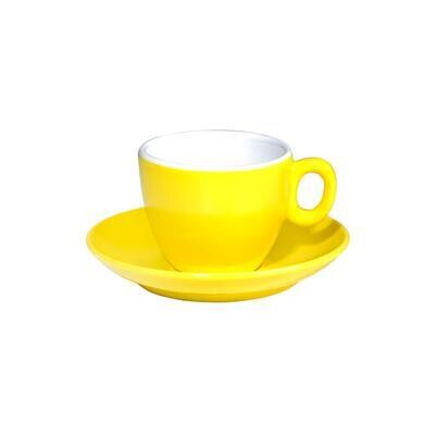 Tazza Caffè Con Piatto 7 cl Luna Giallo - Inker