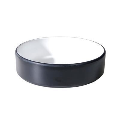 Tirolix - Schale 15 cm Melamin Bicolor Weiß/Schwarz
