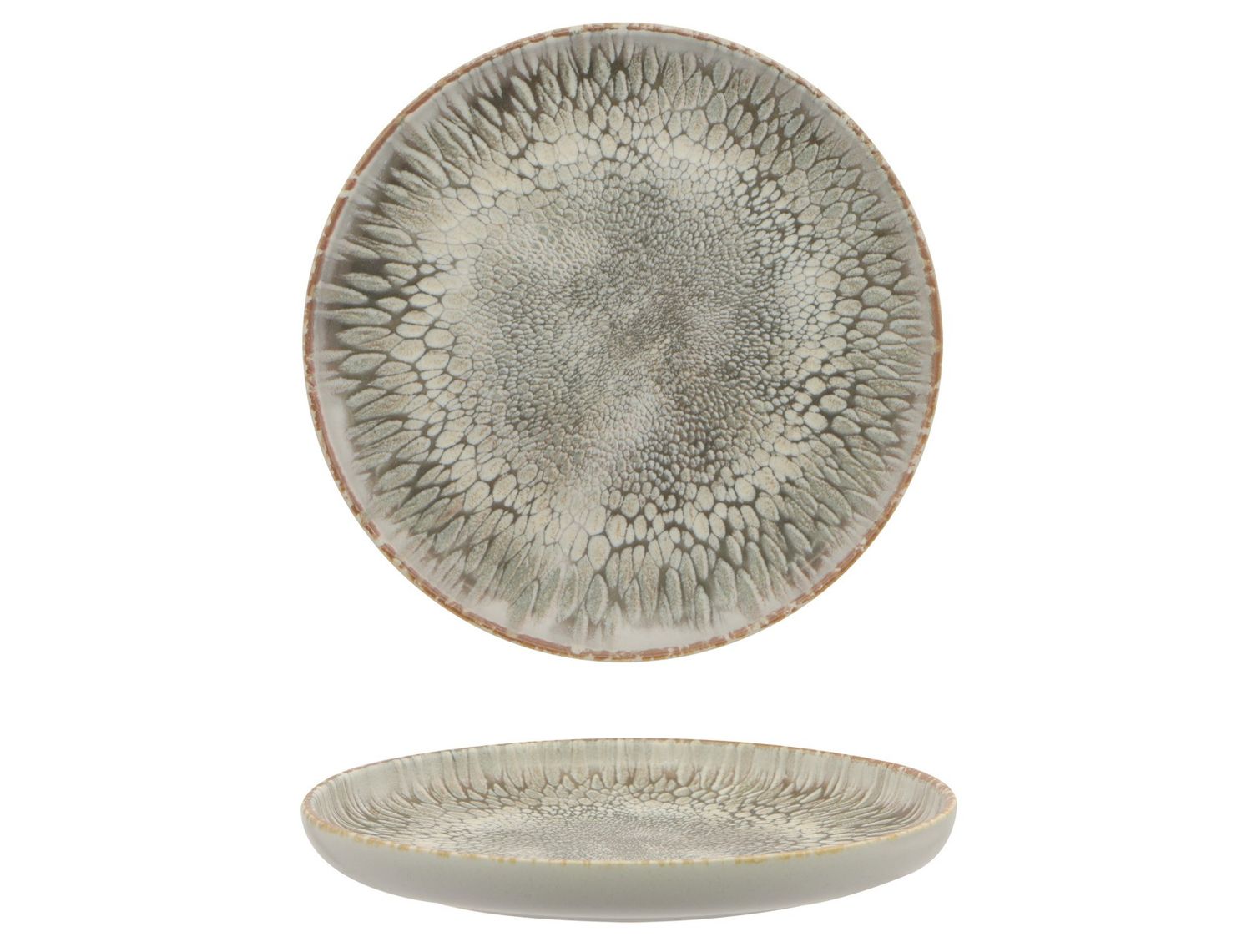 Mesa Ceramics - Piatto piano bordo alto 28 cm Dust