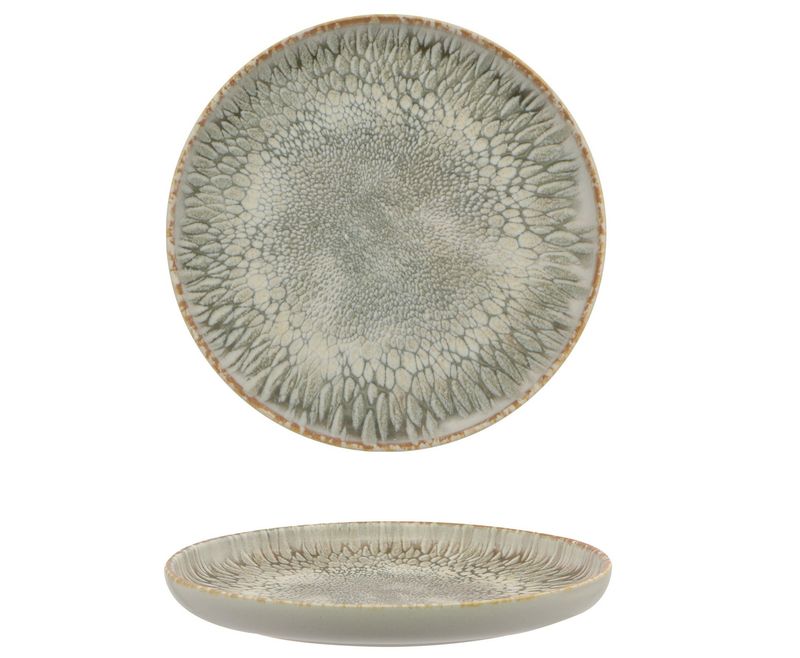 Mesa Ceramics - Piatto piano bordo alto 22 cm Dust