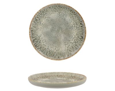 Mesa Ceramics - Piatto piano bordo alto 17,5 cm Dust