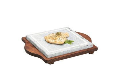 Bisetti - Quadratischer Steinplatte 25 x 25 cm