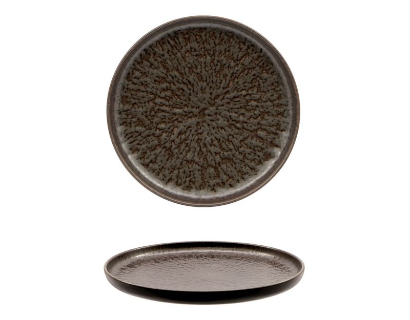 Mesa Ceramics - Piatto piano bordo alto 17,5 cm Taal