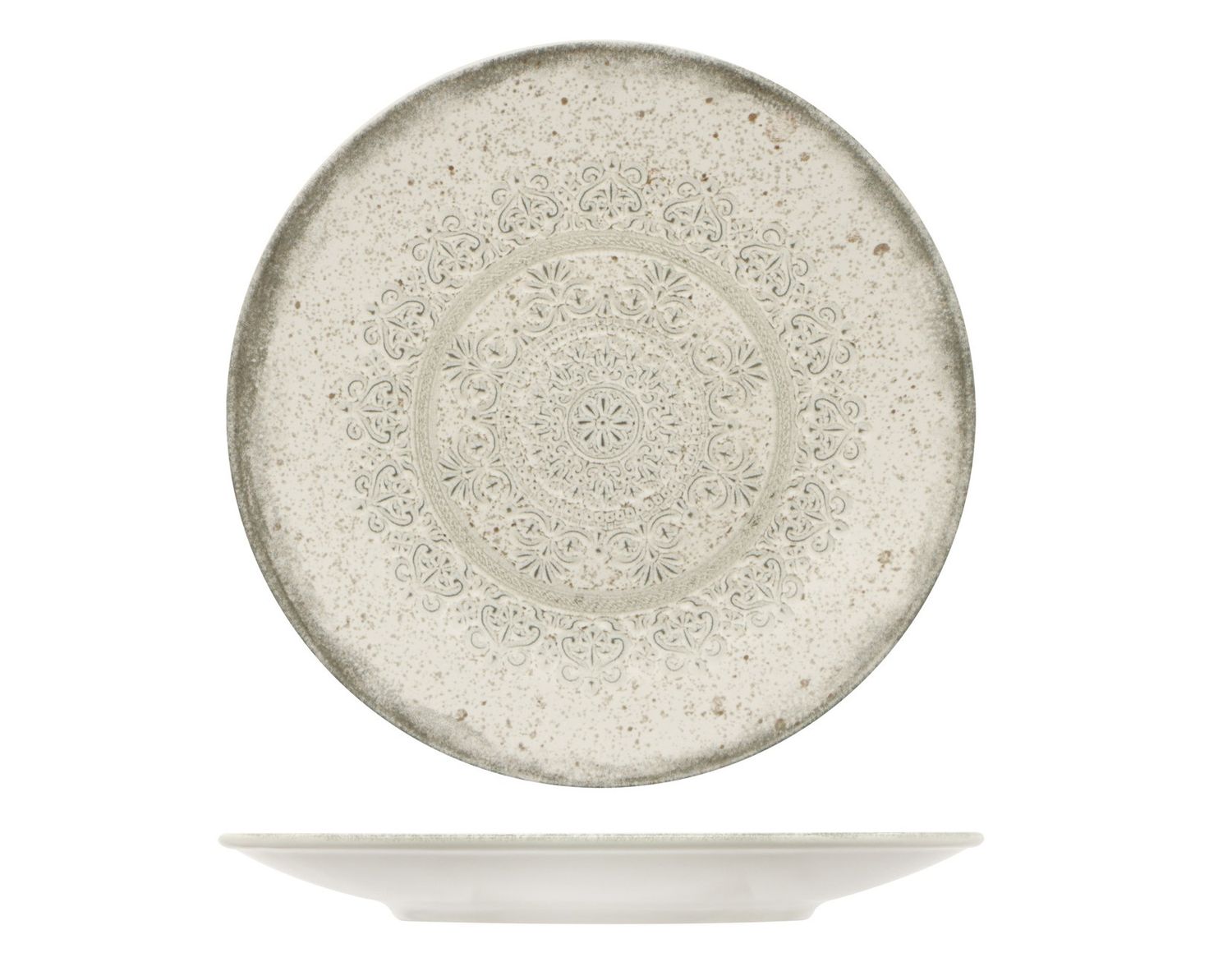 Mesa Ceramics - Piatto piano coupe 27,5 cm Lace