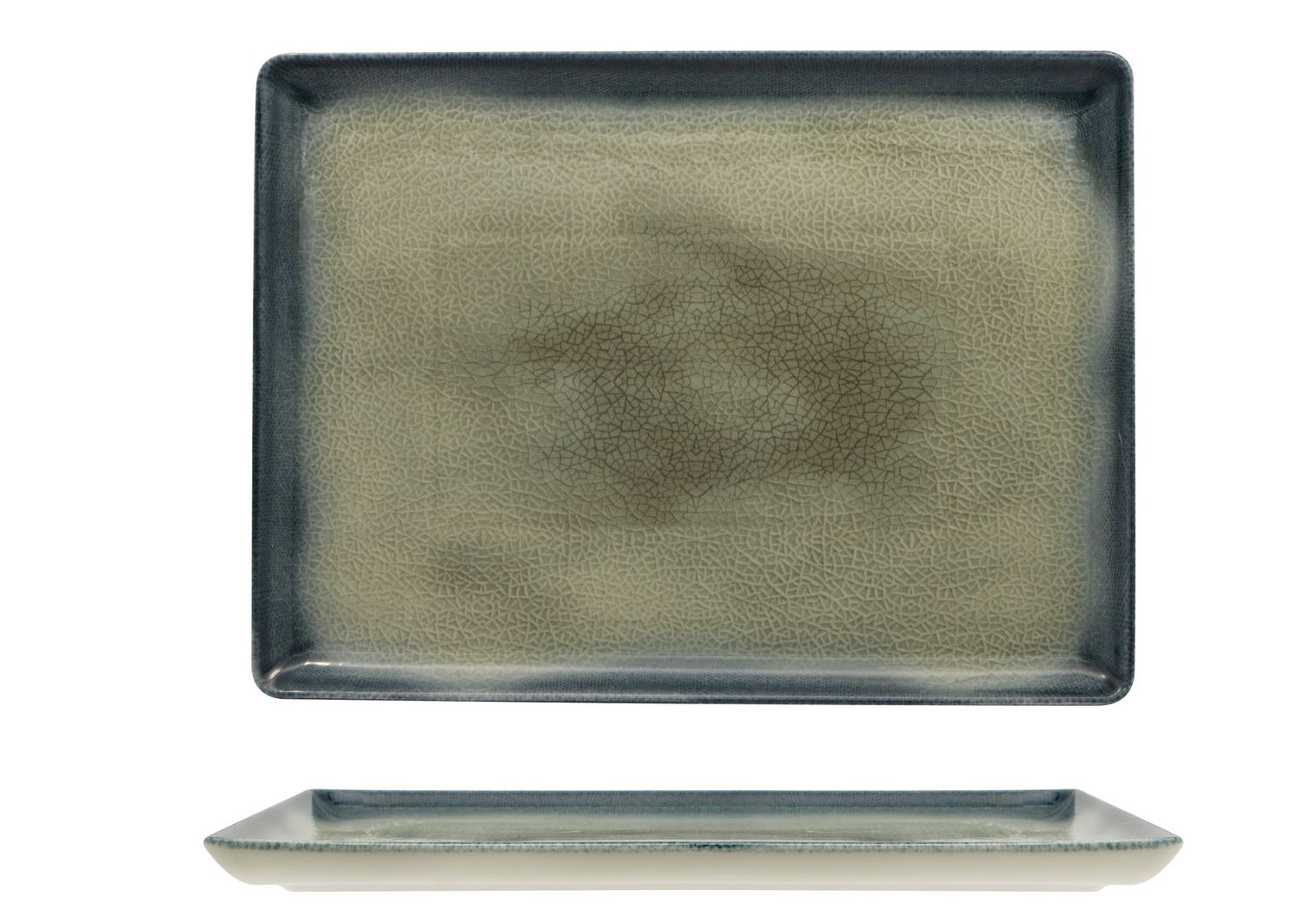 Kutahya Porselen - Rechteckiges Tablett 23 x 17 cm Arizona