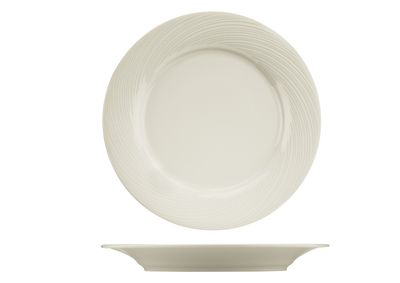Kutahya Porselen - Piatto piano 27 cm Sempre Avorio