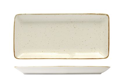 Sango Hospitality - Vassoio rettangolare 21 x 8 cm Java Barley Cream