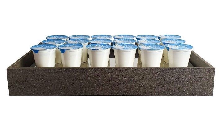 Yegam - Espositore Refrigerato Yogurt mono GN 1/1 Roccia T-Collection