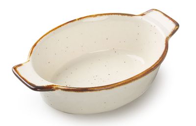 Lioness - Mini casseruola ovale 27 x 15,5 x 5,5 cm Justcolor Sesame Crema