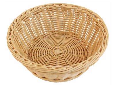 Horeca Professional - Cestino tondo naturale pesante 21 x 8 cm