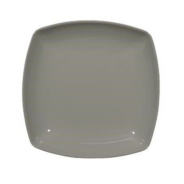Saturnia - Quadratischer Tiefer Teller 21 x 21 cm Tokio Grau