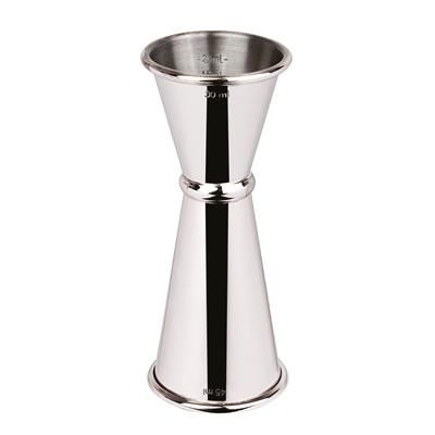 Cocktail Measuring Cup Japan Style Happy Hour Silver - Piazza