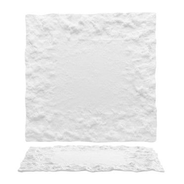 Tirolix - Vassoio Rettangolare 31 x 31 cm Bianco Roccia