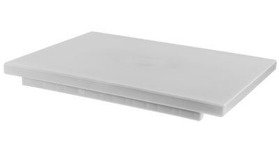 Mc - Tagliere con fermi politilene bianco 40 x 30 cm