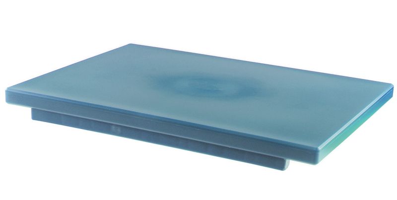 Mc - Tagliere con fermi politilene blu 50 x 30 cm