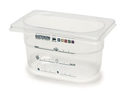 Mori 2A - Abgestuftes Becken GN 1/6 17,6 x 10,8 x 10 cm