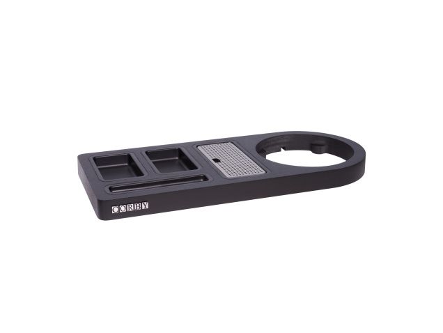 Corby - Vassoio di benvenuto standard nero 46 x 20 cm Buckingham