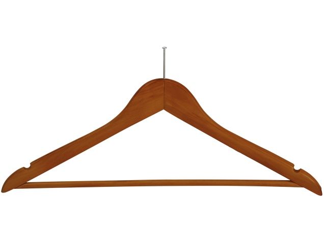 Corby - Gruccia con pin di sicurezza legno scuro Chelsea