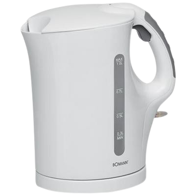 Bomann - Bollitore 1 lt Bianco