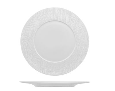 Feng - Teller flach 31 cm Zen Tunisie Gehämmert