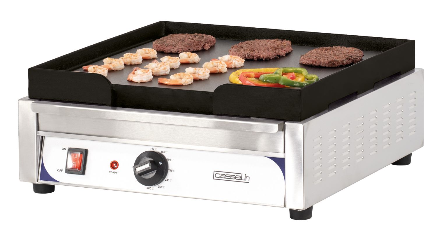 Casselin - Fry top in ghisa liscia