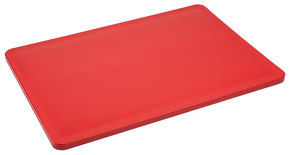 Tagliere senza piedi 34,5 x 24,5 cm Rosso - Contacto