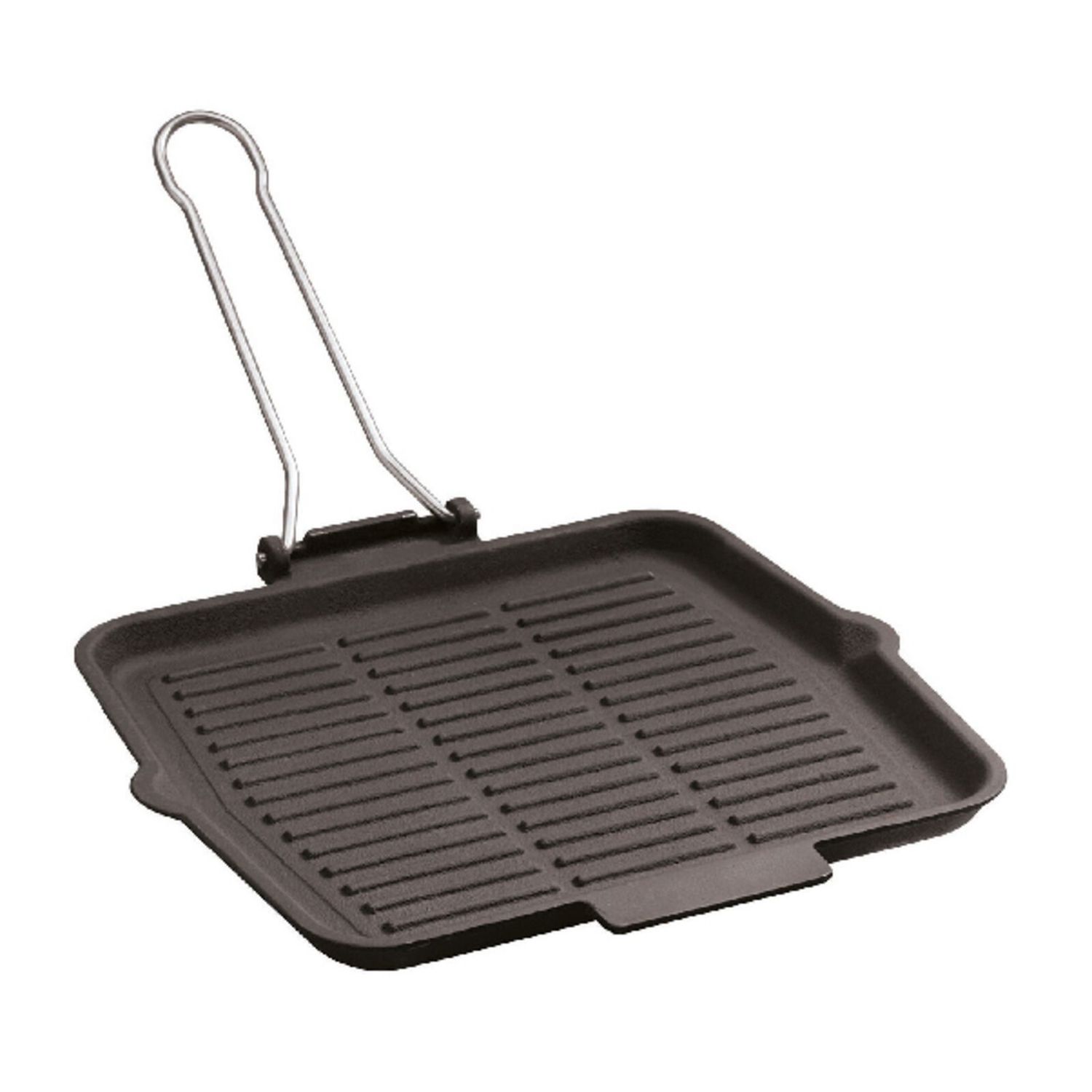 Paderno - Grill Pan 24 x 24 cm Enameled Cast Iron