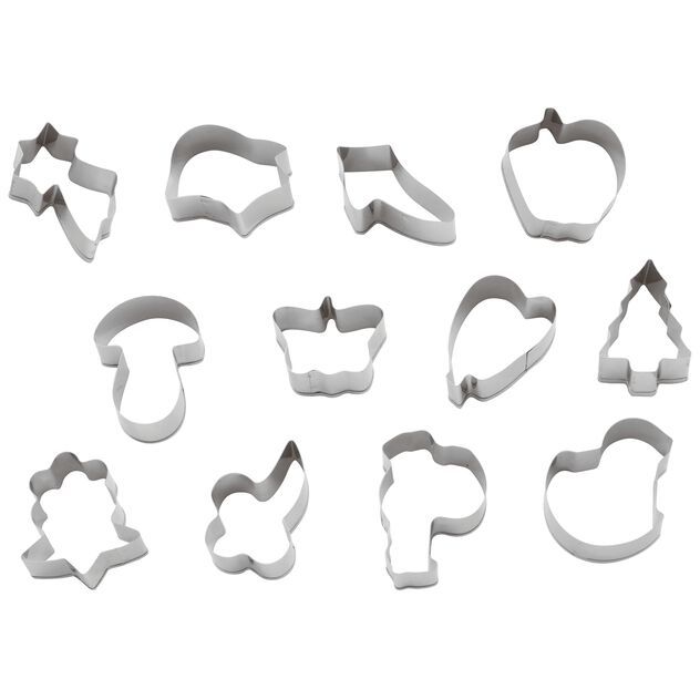Paderno - Pastry Cutters Shapes Set of 12