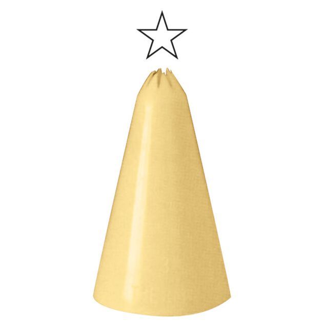 Set of 6 star nozzles 3-5-7-9-11-13 mm - Paderno