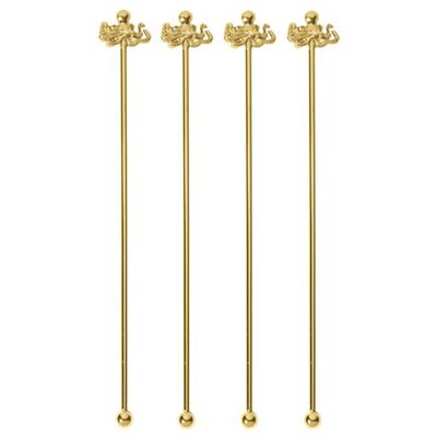 Paderno - Miscelatori cocktail polipo 4 pz Gold