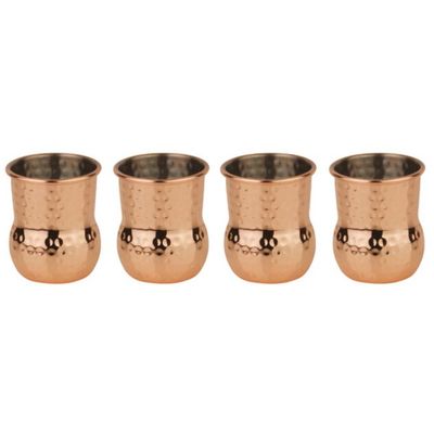Set 4 mini tazze 60 ml Mirror Copper - Paderno