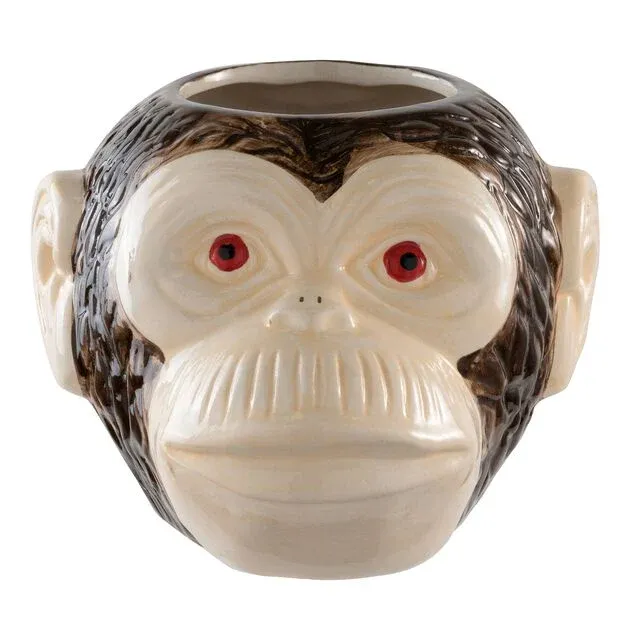 Tiki mug scimmia in ceramica 700 ml Marrone - Paderno