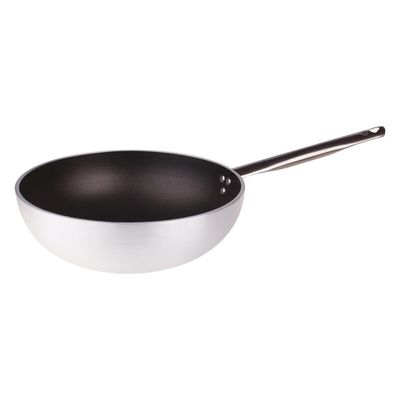 Agnelli - Wok 32 cm Alluminio Antiaderente - 5 mm - Radiante