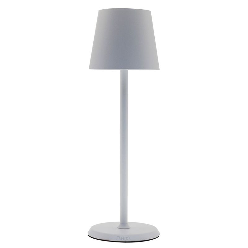 Feng - Lampada tavolo led 10 x 34 cm Bianco Lumiere Round