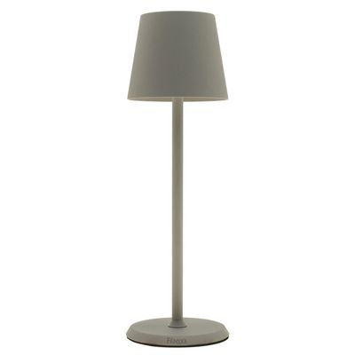 Feng - Lampada tavolo led 10 x 34 cm Tortora Lumiere Round