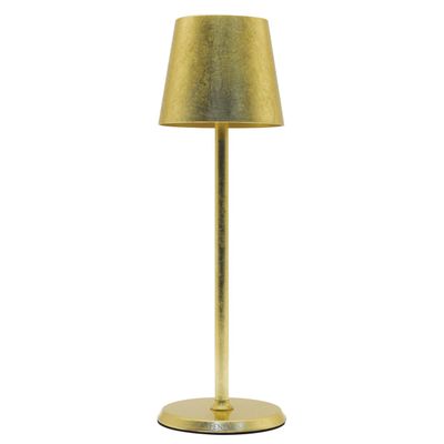 Feng - Lampada tavolo led 10 x 34 cm Oro Lumiere Round