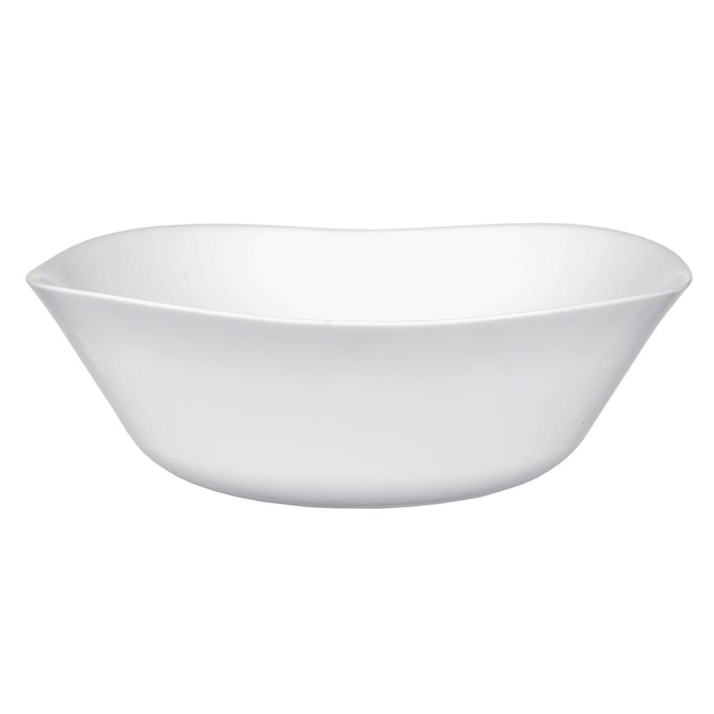 Insalatiera 25x25 cm Parma Bormioli Rocco in vetro opale resistente per uso professionale horeca.

