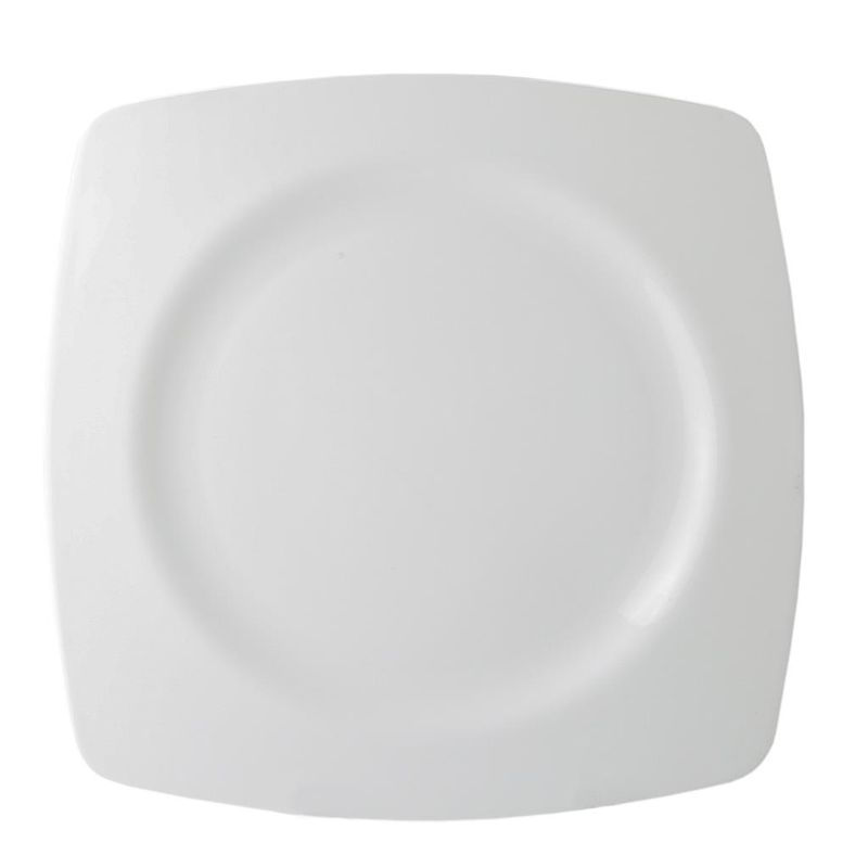 Flacher Teller 27 x 27 cm Verona - Royal Bone China